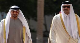 أمير قطر يدين اعتداءات إيران ويؤكد تضامن بلاده مع الإمارات 
