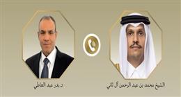 وزير الخارجية يبحث مع نظيره القطري جهود خفض التصعيد الإقليمي 