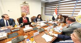 منال عوض تناقش مع الاتحاد الأوروبي الموقف التنفيذي لمشروعات التنمية الاقتصادية المحلية