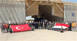 مصر وتركيا تنفذان تدريب جوي مشترك بمشاركة عدد من الطائرات متعددة المهام