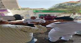 حي بولاق الدكرور بالجيزة يواصل تطوير محيط مكتب بريد زنين لخدمة الأهالي