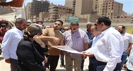محافظ القليوبية يتفقد تطوير نزلات الدائري في عرابي وبهتيم