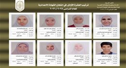 أسماء أوائل الشهادة الإعدادية الأزهرية في محافظة قنا 
