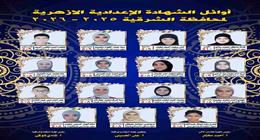 نتائج طلاب الشهادة الإعدادية الأزهرية بالشرقية.. 4 أوائل في المركز الثاني و10 بالسادس