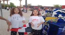 الأطفال يتوقعون نتيجة مباراة مصر وبلجيكا من قلب fan zone العاصمة الجديدة (صور)
