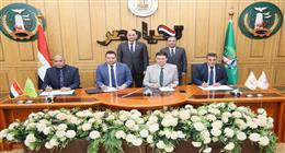محافظ المنوفية يوقع بروتوكول تعاون لإنشاء شيلتر مركزي لإيواء الكلاب الضالة