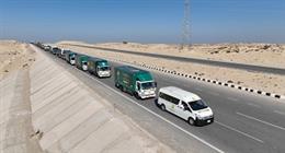 بيت الزكاة يطلق قافلة مساعدات إنسانية لدعم الأولى بالرعاية في شمال سيناء