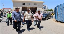 محافظ المنيا يتفقد أعمال تطوير ميداني المحطة ولوتس