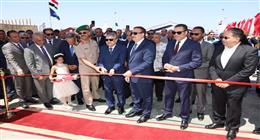  رئيس هيئة قناة السويس ومحافظ بورسعيد يشهدان افتتاح كوبري النصر العائم 2