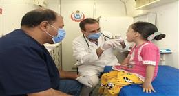 فحص 603 مرضى مجانا خلال قافلة طبية بقرية النويرات بمركز أبوقرقاص