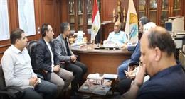 وفد «جهاز تنظيم المياه» يزور الشركة القابضة بالمنيا لمتابعة الخدمات وآليات تحسينها