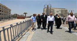  محافظ القاهرة يتابع أعمال ترميم ورفع كفاءة كوبري الليمون التراثي