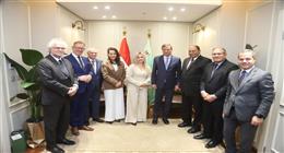 وزير الزراعة يبحث مع وفد حكومي وبرلماني بولندي زيادة فرص التبادل التجاري الزراعي