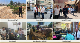 محافظ الجيزة يتابع حملات التشجير والنظافة وإزالة الإشغالات لرفع كفاءة الخدمات
