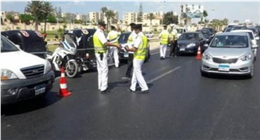 ضبط 87 ألف مخالفة مرورية و32 حالة تعاطي مخدرات في حملات مكبرة على الطرق والدائري الإقليمي