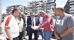 محافظ بورسعيد يتابع تنفيذ ازدواج وتقاطع امتداد «استاد النادي المصري»