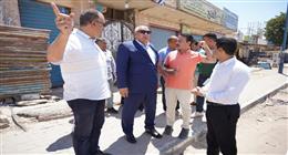 محافظ مطروح يوجه بسرعة إنجاز تطوير بوابة الكيلو 8 وميدان الساعة (صور)