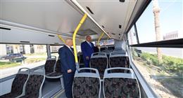 وزير النقل يدشن 10 أتوبيسات كهربائية لربط العاصمة الإدارية بـ«الـLRT» والمونوريل