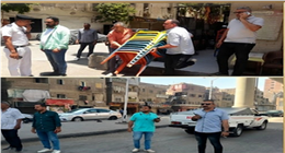 حملات في إمبابة والطالبية لرفع الإشغالات.. غلق وتشميع 8 منشآت مخالفة