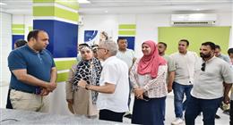 رئيس «مياه الجيزة» يجري جولة ميدانية بمحطات الصف وأطفيح لضمان جودة الخدمات