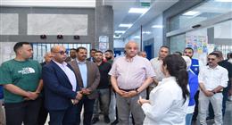 محافظ الإسكندرية يتفقد وحدة «تحيا مصر» ببرج العرب