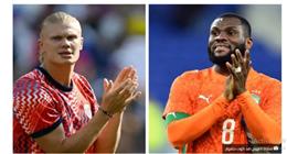 موعد مباراة النرويج وكوت ديفوار في كأس العالم والقنوات الناقلة