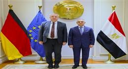 وزير العدل يبحث مع سفير ألمانيا سبل تعزيز برامج الشراكة مع وكالتي «GIZ» و«IRZ»