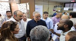 محافظ الجيزة يتابع انتظام العمل في المركز التكنولوجي بالهرم.. ويوجّه بحل مشكلات المواطنين
