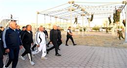 وزير الدفاع يتفقد منظومة الإعداد والتأهيل لطلبة الأكاديمية العسكرية المصرية مع عدد من الوزراء