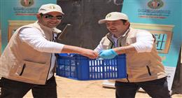 بيت الزكاة يوزع لحوم الأضاحي على 4000 حالة في مطروح