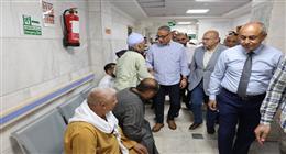 محافظ الجيزة يتابع مستوى الخدمات الصحية في مستشفى شبرامنت المركزي بأبو النمرس