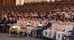 وزير الدفاع في مؤتمر إعلان تنسيق الكليات والمعاهد العسكرية: لا وساطة أو محسوبية للقبول