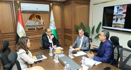 محافظ الجيزة: تقليص نقاط تجميع القمامة وتكثيف حملات إزالة الإشغالات بالوراق