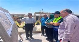 رئيس جهاز العاصمة الجديدة تتابع تنفيذ مشروع مأخذ وخطوط نقل المياه العكرة من النيل إلى المدينة
