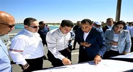 رئيس الوزراء يتفقد مشروع منطقة بوغاز 24 بمركز مارينا السياحي