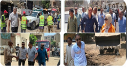 حملات مكثفة بالجيزة لتحسين النظافة.. رفع 350 طن مخلفات في أبو النمرس وتطوير بشوارع بولاق الدكرور