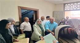 نائب رئيس جامعة بنها تتفقد اختبارات القدرات بكليتي «علوم الرياضة» و«الفنون التطبيقية»