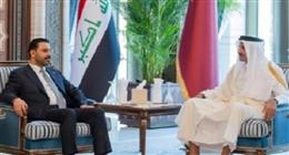 أمير قطر ورئيس وزراء العراق يؤكدان أهمية ضمان حرية الملاحة في مضيق هرمز