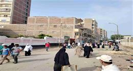 رفع 218 إشغالا وتكثيف أعمال النظافة أمام لجان الثانوية العامة في بلبيس بالشرقية