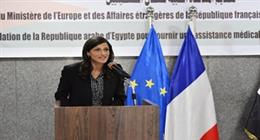 وزير الصحة يتسلم شحنة مساعدات طبية فرنسية جديدة دعما للجرحى الفلسطينيين