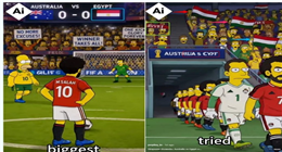 هل تنبأ كرتون سيمبسون بنتيجة مباراة مصر وأستراليا؟
