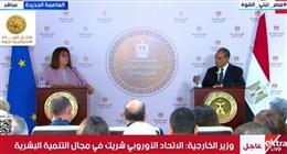 وزير الخارجية: علاقة مصر والاتحاد الأوروبي استراتيجية شاملة تقوم على الاحترام المتبادل