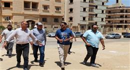 جولة ميدانية لرئيس جهاز مدينة بدر لمتابعة رفع كفاءة الطرق