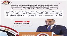 «الوطنية للانتخابات»: مصر قدمت نموذجا ناجحا في تمكين مواطنيها بالخارج من التصويت